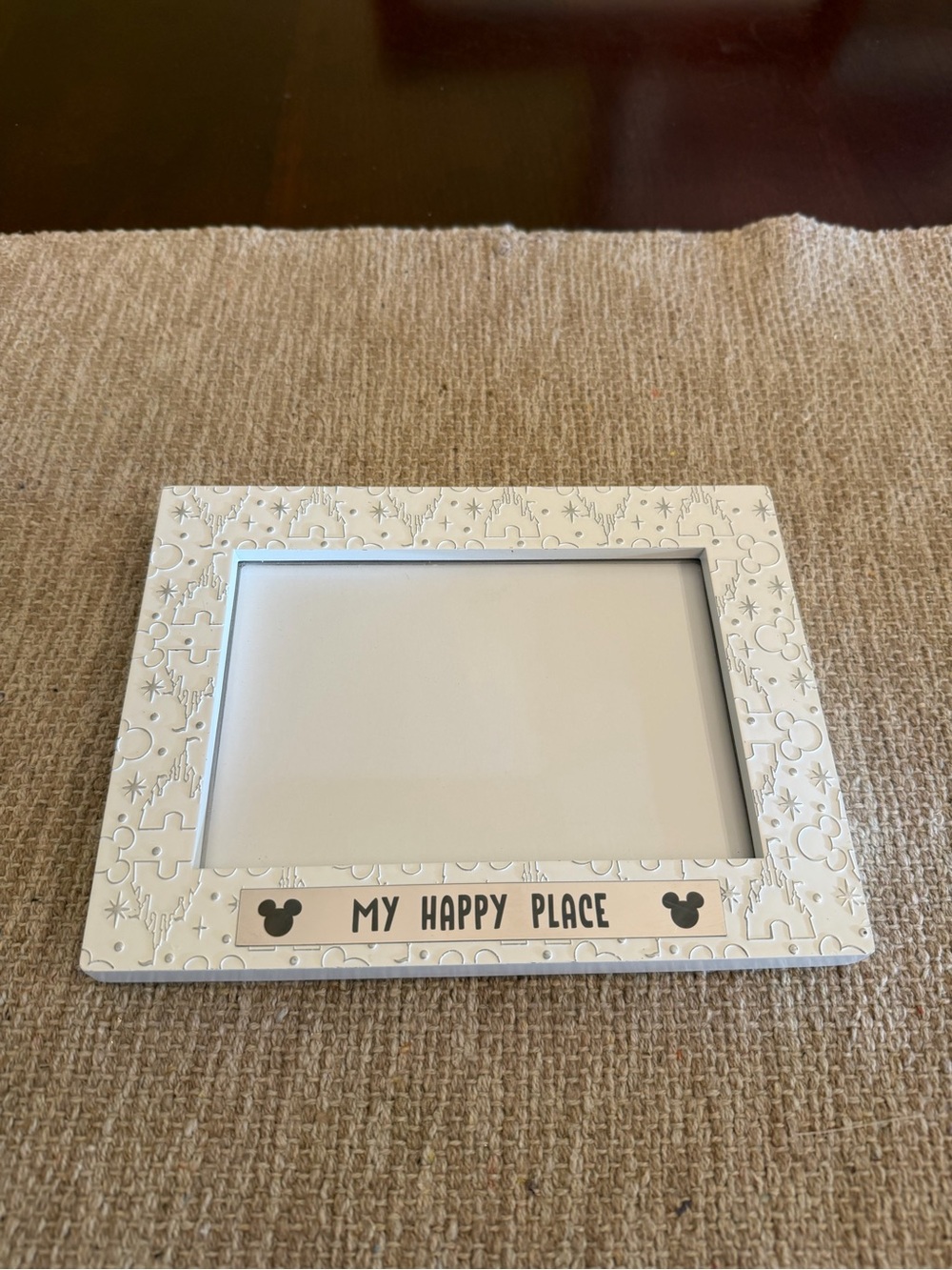 Disney ‘My Happy Place' Embossed Picture Frame